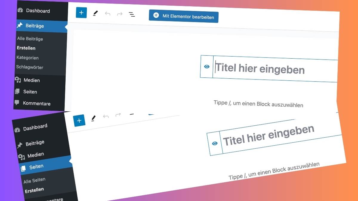 WordPress-Seiten vs. Beiträge: Die Unterschiede und Verwendungszwecke