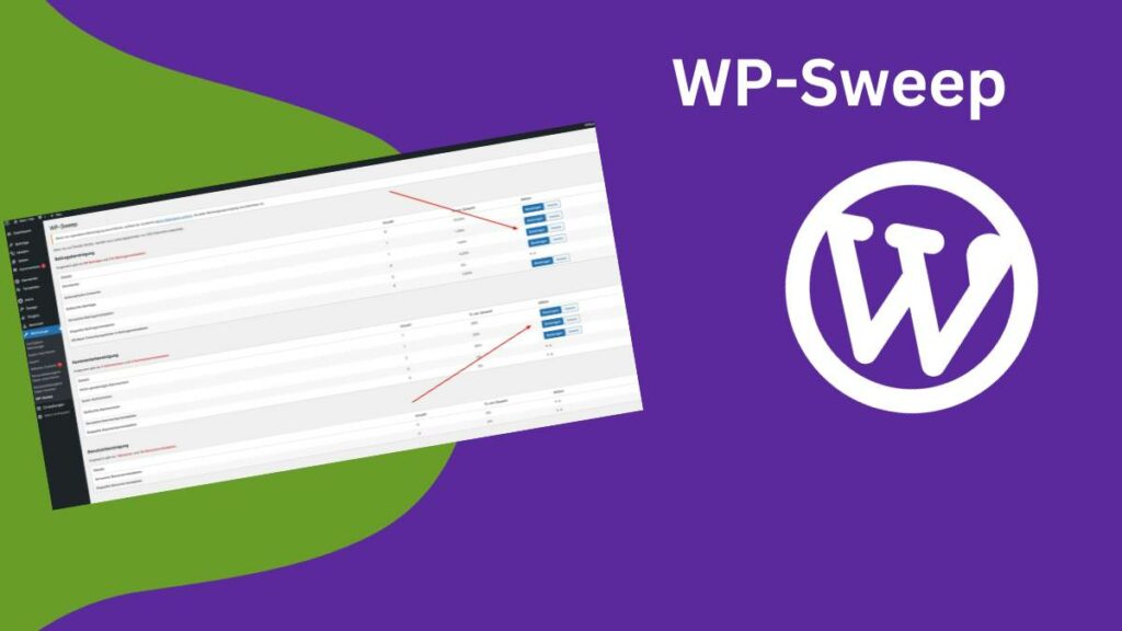 WP Sweep Plugin SQL Datenbank bereinigen